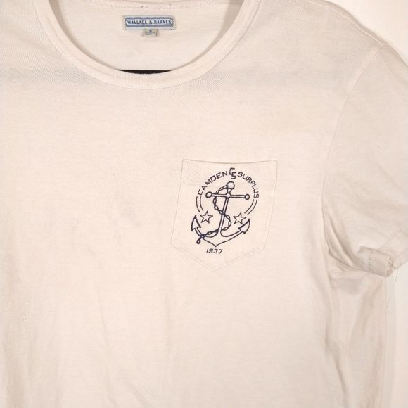 Vintage 90s Wallace and Barnes Camdon Surplus Women's Pink T-Shirt Shirt Size S - Picture 2 of 7